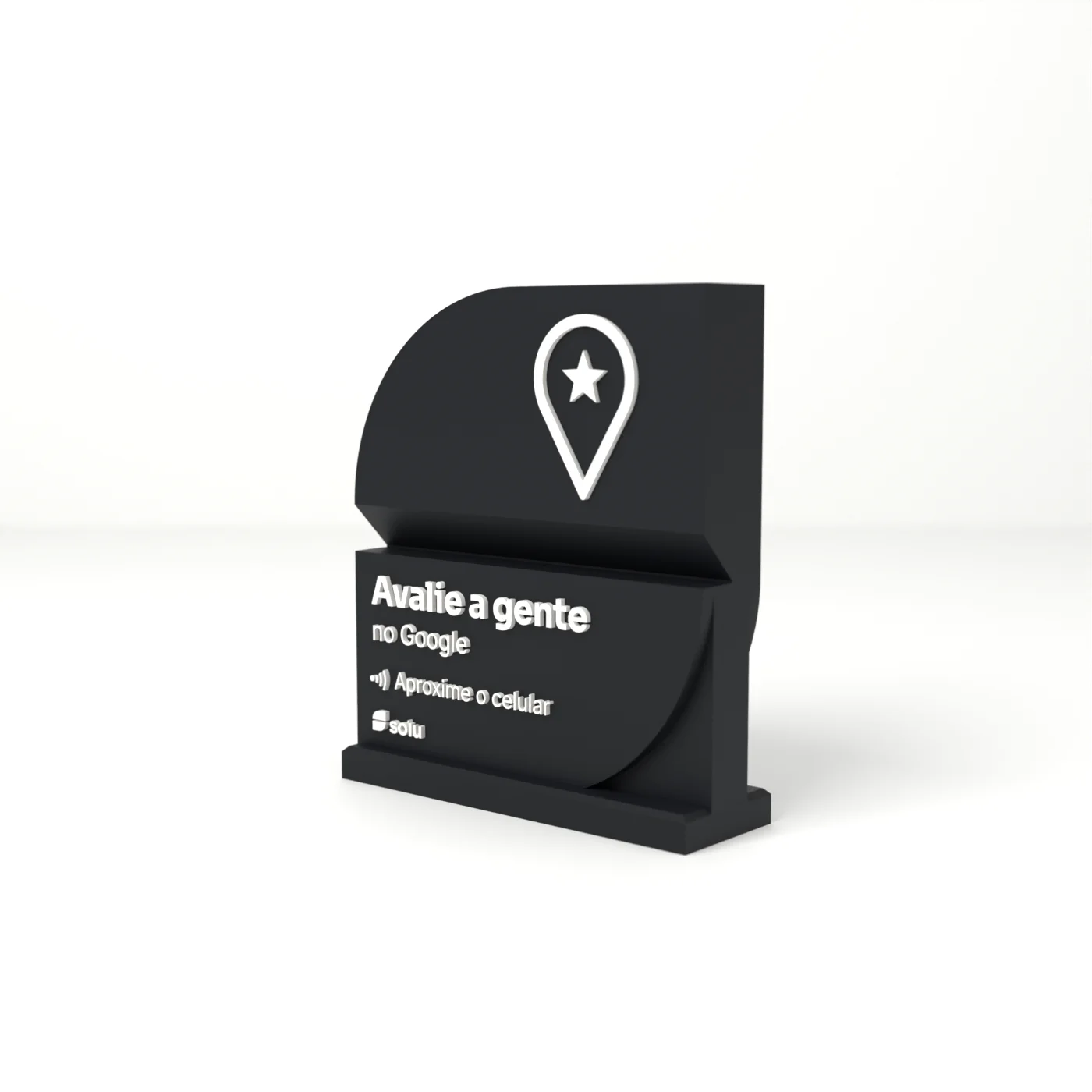Stand NFC Reto, cor preto